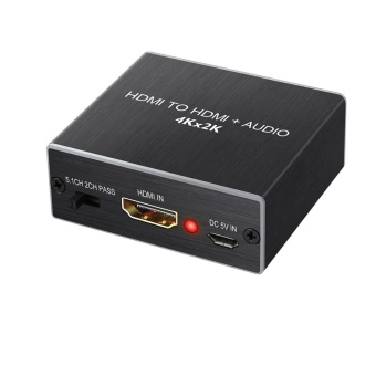 Gambar HDMI Audio Extractor Converter HDMI to Optical TOSLINK SPDIF + HDMIwith 3.5mm Stereo Audio Splitter Adapter HDMI 1.4 Version Support4K x 2K 3D   intl