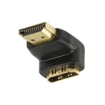 Gambar HDMI Male to Female Connector Adapter 270 90 Degree Gold Plated Right Angle   intl