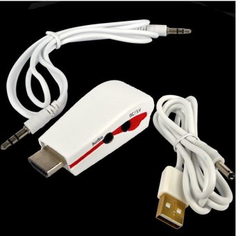 HDMI To VGA Adapter With Audio Cable Power Male To Female 1080pHDMI To VGA Converter For PC/TV / Xbox 360 / PS3 - Intl(White) April 2018 - 5 HDMI to VGA Adapter with Audio Cable Power Male To Female 1080pHDMI to VGA Converter For PC/TV / Xbox 360 / PS3 - intl(White) - 5