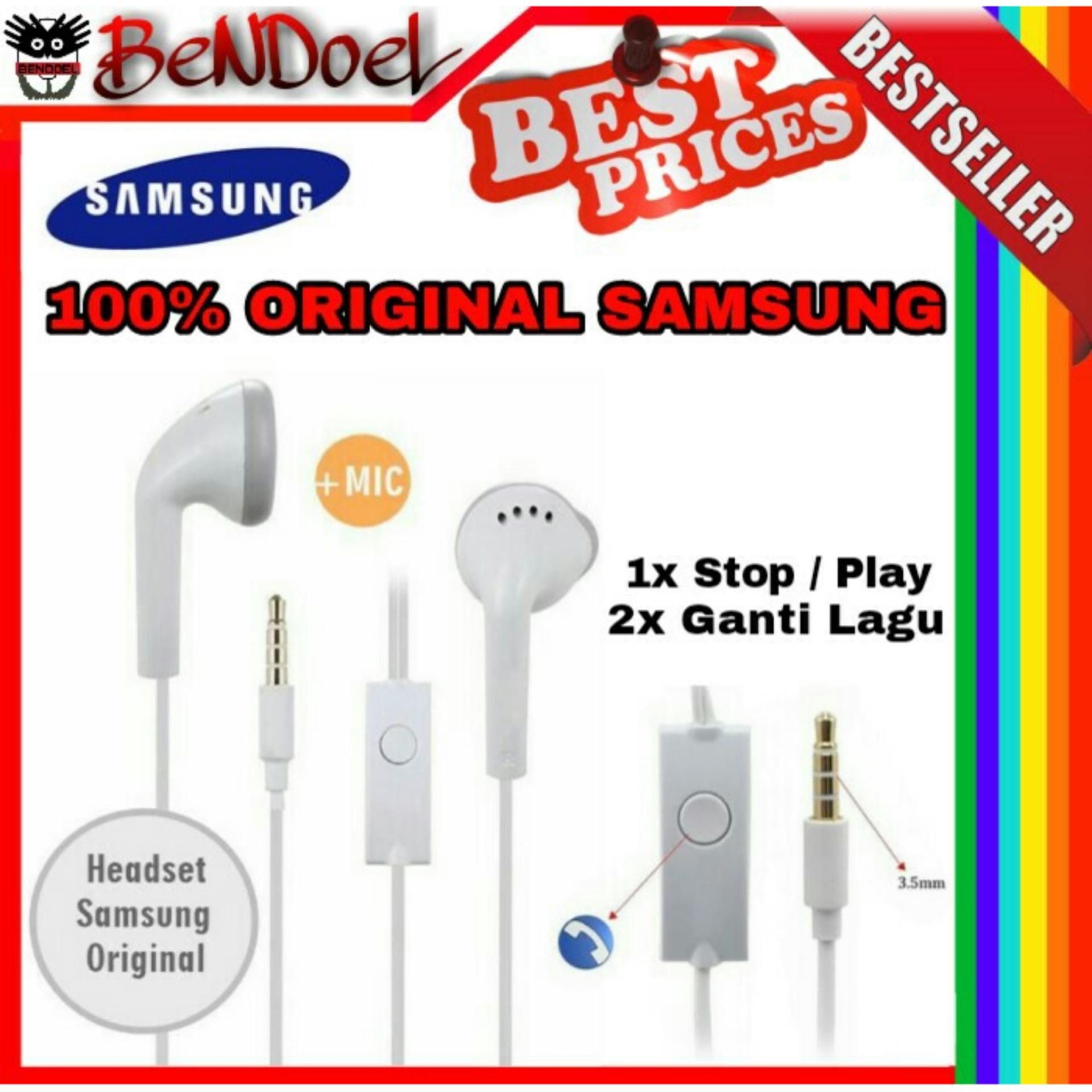 Headset Earphone Handsfree Samsung Young Original 100 