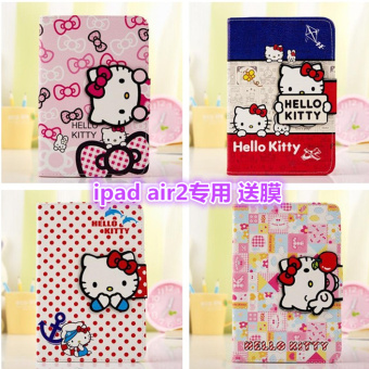 Gambar Hello kitty air2 ipad6 a1566 apel kucing ipad pelindung shell