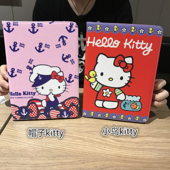 Gambar Hello kitty ipadmini2 air2 ipad9 a1822 jepang dan korea selatan baru sarung pelindung shell