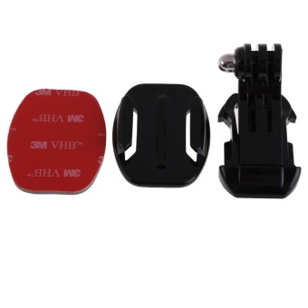 Helmet Accessory Adhesive Mount Flat Stand For Gopro Hero 3+/3/2/1- Intl Juli 2018 - 4 Helmet Accessory Adhesive Mount Flat Stand for Gopro Hero 3+/3/2/1- intl - 4