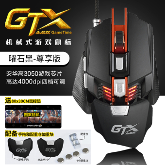Gambar Hitam Jazz game mekanik kabel mouse komputer desktop yang