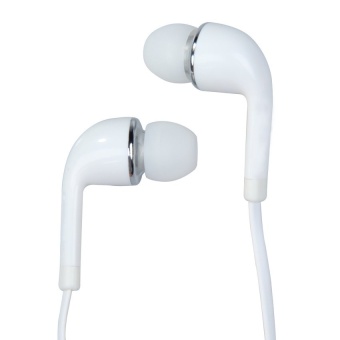 Gambar HKS White In Ear Earphone Earbud Headset with Mic for SamsungGalaxy S3 S4   intl