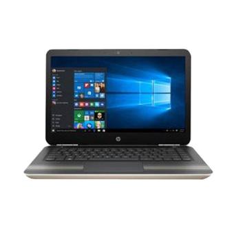 HP 14-BW002AX Notebook - Silk Gold [AMD A9-9420/ 4GB DDR4/ 1TB/ R5-M520 2GB / Win10 / 14" HD]  