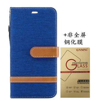Gambar Huawei p10plus vky al0 denim kain clamshell dompet set ponsel
