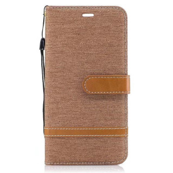 Gambar Huawei p10plus vky al0 denim kain clamshell dompet set ponsel