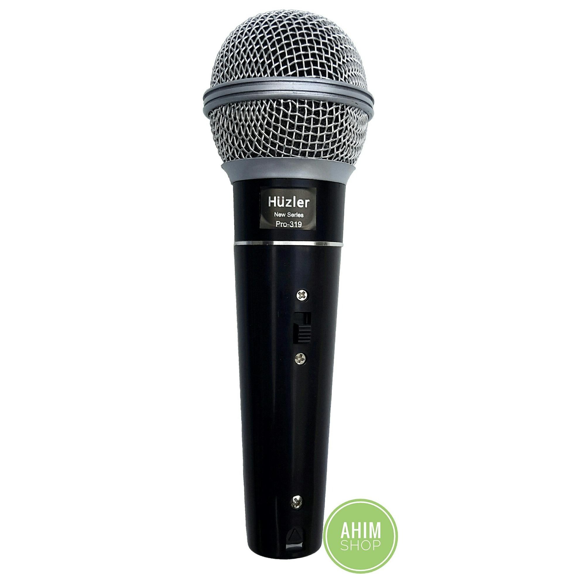 Hüzler New Series PRO–319 Dynamic Microphone Mic Kabel 256cm + Switch ON/OFF Huzler (SILVER)