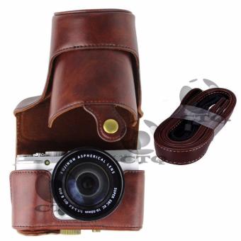 Icantiq Leather Case Sarung Bag Srap Camera For Fujifilm