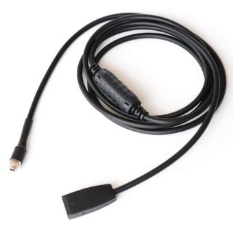 Bigskyie Car Accessory Female jack AUX Adapter Cable Input For iphone BMW E46 Black - intl