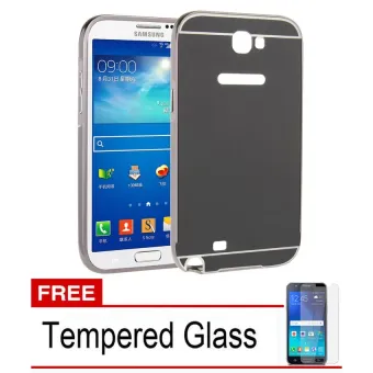 Case Aluminium Bumper Mirror For Samsung Galaxy J3 J3 2016 Hitam