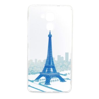 Y5c Cute Cat Intl Source Iron tower TPU Soft Gasbag Back Case Cover .