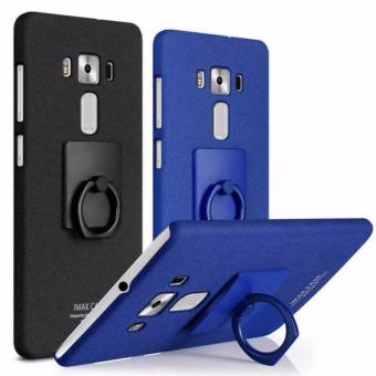 Imak Contracted iRing Hard Case for Asus Zenfone 3 Hardcase Handphone HP Android Smartphone Material Polycarbonate Dilapisi Quicksand I Ring Stand Casing Cover Akses Tombol Mudah Protection Nyaman Dipegang Desain Premium Anti Goresan Goncangan