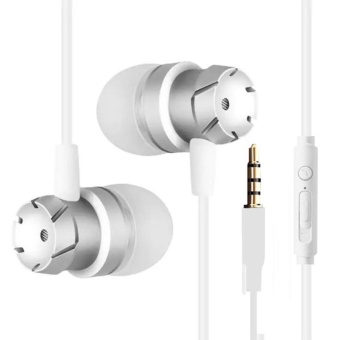 Gambar In Ear Earphones Turbo Bass for Computer Mobile Phone Headset(Silver)   intl