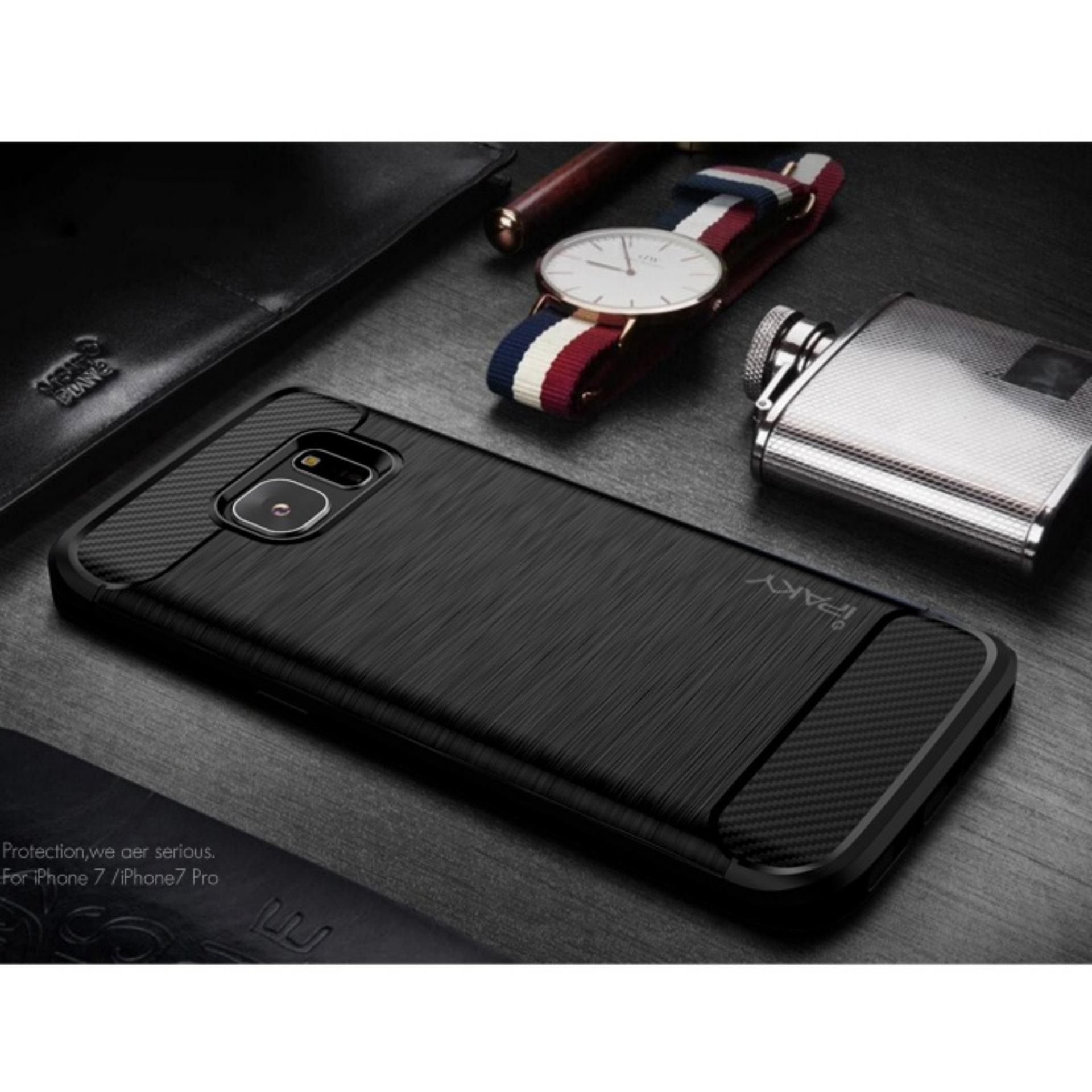 Carbon Ipaky Terbaru Back Case For Samsung J2 Prime Gratistempered kenzoe iPaky Carbon Fiber Shockproof Hybrid Case for Samsung Galaxy S7 Edge