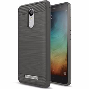 Gambar IPAKY Carbon Fiber Shockproof Hybrid Case for Xiaomi Redmi Note 3 Pro   Black