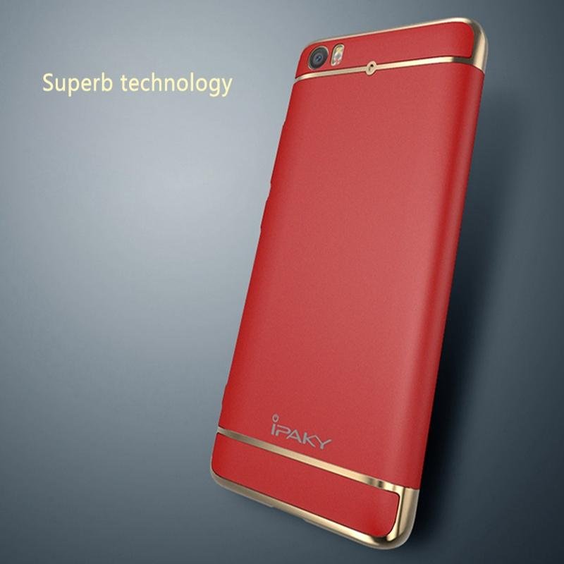 IPAKY Original IPAKY Full Protection Mi5 Case 3in1 Plating Matte Back Cover Coque Housing For Xiaomi ...