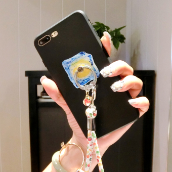 Gambar Iphone5s kepribadian lanyard lengan silikon cincin gesper