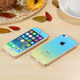 Gambar Iphone5s warna gradien gemerlapnya ledakan bukti pelindung layar pelindung layar