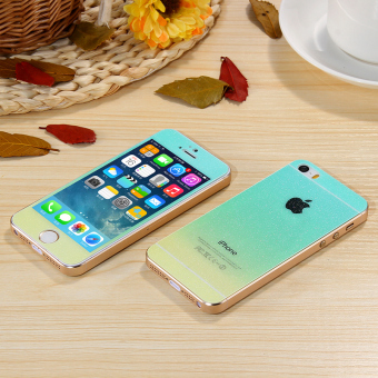 Gambar Iphone5s warna gradien gemerlapnya ledakan bukti pelindung layar pelindung layar