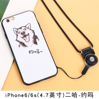 Gambar Iphone6 bantuan lanyard apel shell telepon lengan pelindung