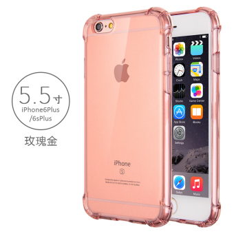 Gambar Iphone6 6splus silikon transparan merek populer dari soft shell shell ponsel