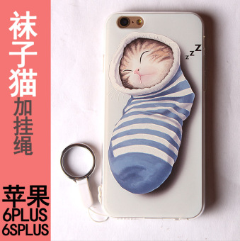 Gambar IPhone6Plus 7plus kartun merek Drop handphone shell handphone set