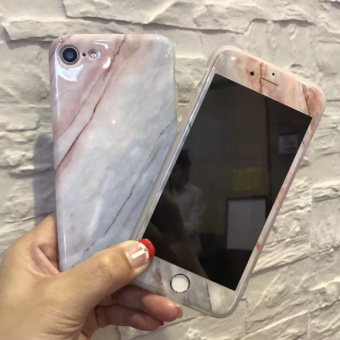 Gambar Iphone6s 6 splus 7plus marble pattern full screen steel color film Film