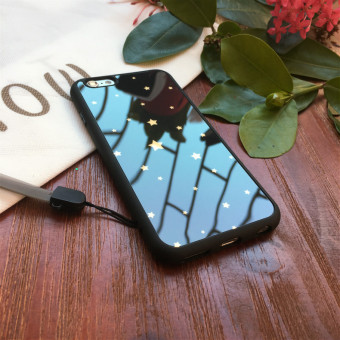 Gambar IPhone6S 6plus kartun lanyard soft silikon penurunan resistensi lengan pelindung shell telepon