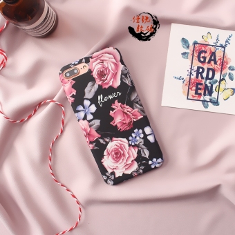 Gambar Iphone6s 7plus bunga sastra apel telepon shell