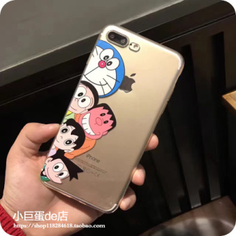 Gambar Iphone6s 7plus penuh merayap soft shell shell telepon kartun