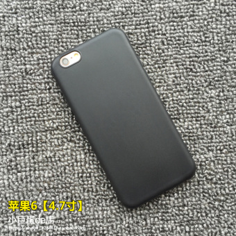 Gambar Iphone6s plus5 sederhana warna solid all inclusive tepi shell silikon tutup pelindung