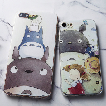 Gambar IPhone7 7 Plus I5SE Transparan Apple ID Baru Sangat Tipis Totoro Casing HP