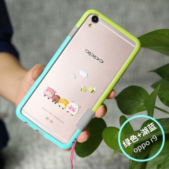 Gambar Jane wyatt oppor9 r9plus jepang dan korea selatan merek populer dari silikon soft shell lanyard ponsel shell