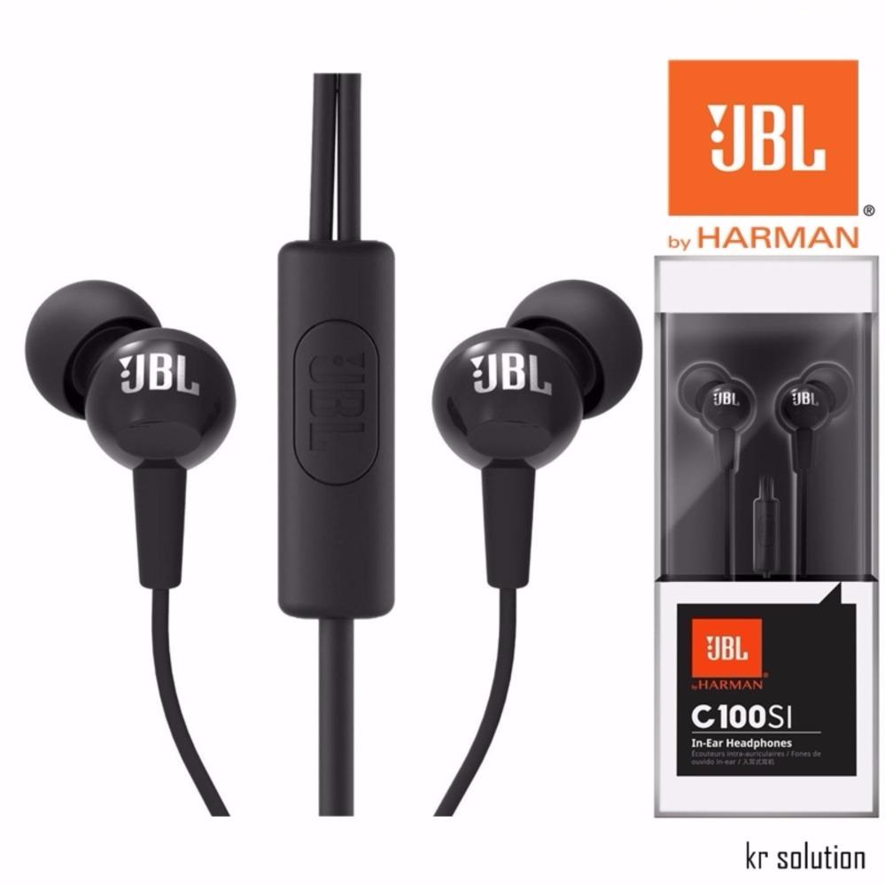 JBL C100SI IMS Wired In-Ear Headphone Original Handsfree with Mic by HARMAN