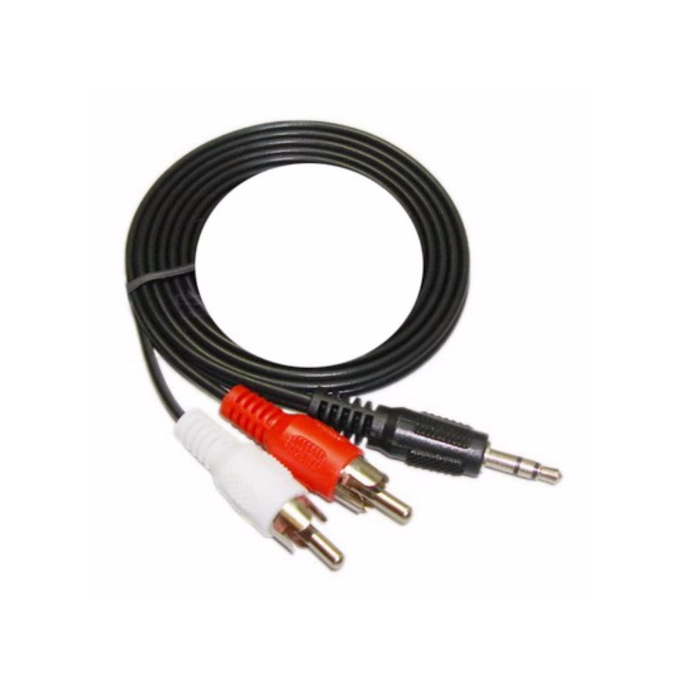 Kabel Audio 3.5 3.5mm Male to RCA Aux Cable 1.5m - CBL-AV35M2RCAM-150