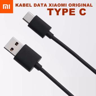 Kabel Data Xiaomi Type C Original for Mi 4C / Mi 5 / Mi Pad 2 - Hitam  