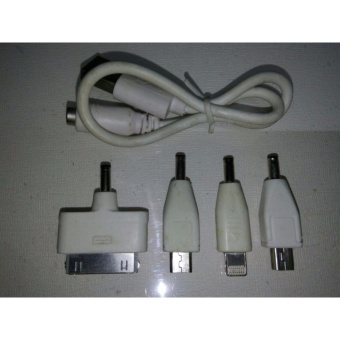 Gambar Kabel Powerbank 4 in 1 Cable Charger Power Bank 4in1 (Mini, Micro,Iphone) USB Carger PB TC