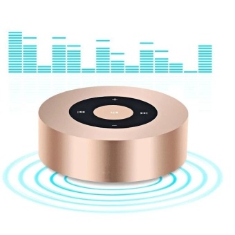 Gambar Keling A8 Touch Screen Wireless Bluetooth Speaker MusicPlayerStereoMini Outdoor Subwoofer TF Card Handsfree AUX(Gold)   intl