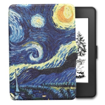 Gambar Kindle paperwhite3 2kpw1 kepribadian sutra ultra tipis pola shell pelindung lengan