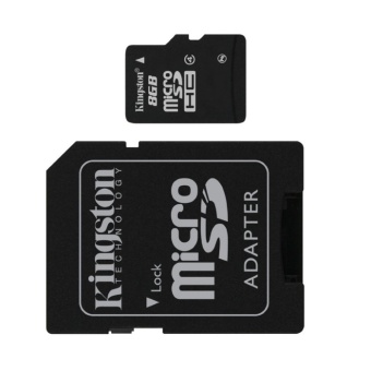 Gambar Kingston Memory Card Micro SDHC untuk HP Android Support Oppo  LG Xiaomi   8GB   Hitam