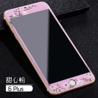 Kingxbar 6 plus/iphone6 meliputi layar penuh penuh warna pelindung layar pelindung layar pelindung layar