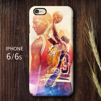 Gambar Kobe Bryant iphone6 6 plus Apple telepon menjatuhkan Drop matte cangkang keras ponsel shell
