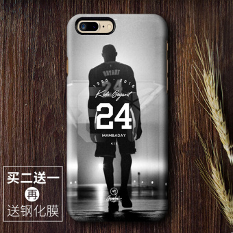 Gambar Kobe Bryant iphone8plus anti Drop matte cangkang keras handphone shell