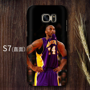 Gambar Kobe Bryant S7edge S7 S8 pelindung cangkang keras shell telepon