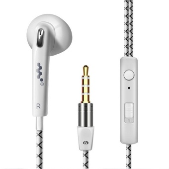 Gambar [Korean style] Earphones, with, Microphone, Stereo, Sound,Headphones, for, iPhone, Android, Smartphones,, MP3, All, 3.5mm,Devices   intl