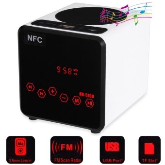 Gambar KR5100 Portable NFC Touch Screen Speaker with LED Display   intl