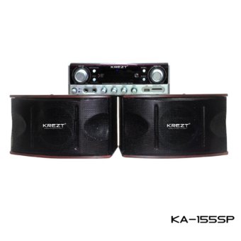 Krezt Karaoke Amplifier Speaker System KA-155SP (Speaker KaraokeSet + Amplifier)