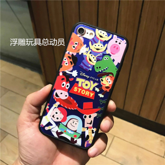 Gambar Kualitas yang baik iphone6s 6 plus 7plus kepribadian telepon bantuan shell